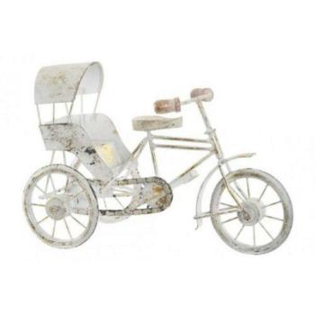 Rickshaw fehér, antik 34cm kép