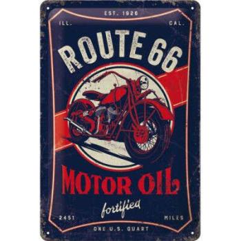 Route 66 - Motor Oil Fémtábla kép