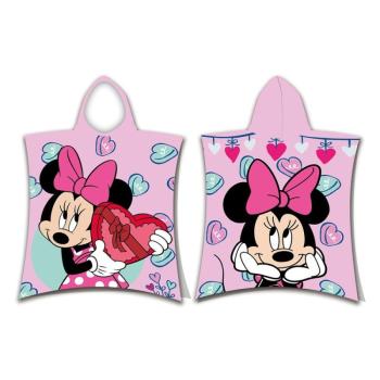 Rózsaszín frottír gyerek fürdőponcsó Minnie – Jerry Fabrics kép