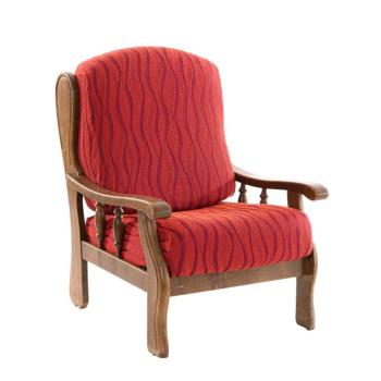 Rugalmas jacquard huzat rusztikus fotelekhez kép