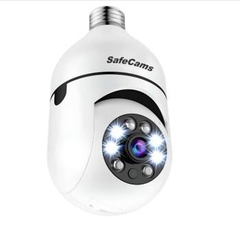 SafeCams 3MP Full HD megfigyelő kamera, izzóként is használható,... kép