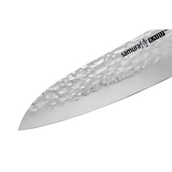 Samura-Kaiju santoku kés, Aus-8 acél, 18 cm, ezüst/barna kép