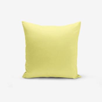 Sárga pamutkeverék párnahuzat, 45 x 45 cm - Minimalist Cushion Covers kép