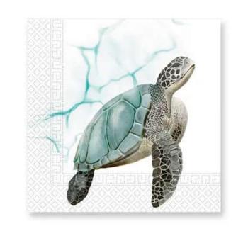 Sea Turtle, Teknős szalvéta 20 db-os 33x33 cm kép