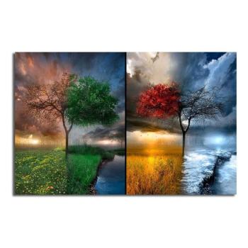 Seasons vászonkép, 70 x 45 cm kép