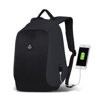 SECRET Smart Bag szürke-fekete hátizsák, USB csatlakozóval - My Valice kép