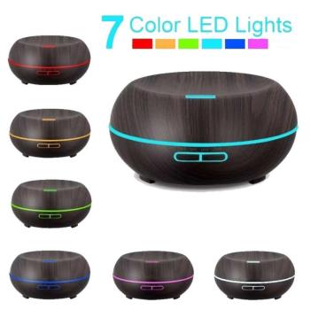 SellingDepot Aroma Diffúzor, 7 Színes LED, Sötétbarna kép