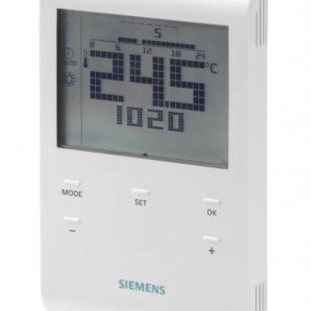 Siemens RDE100.1 Programozható digitális helyiségtermosztát, vezetékes kép