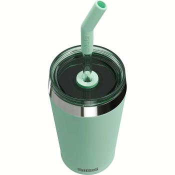 SIGG Helia Milky Green 450ml Szívószálas Thermo Pohár - Zöld kép