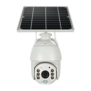 SilverHome Solar WIFI/Vezeték nélküli kültéri vízálló PTZ CCTV bi... kép