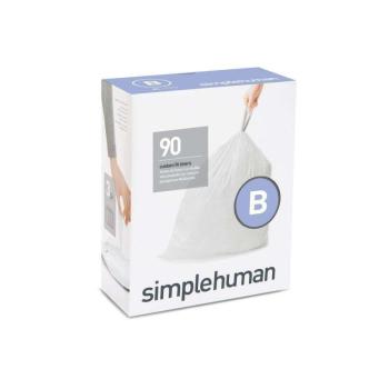 simplehuman CW0251 B-típusú szemetes zsák újratöltő csomag (90 db) kép