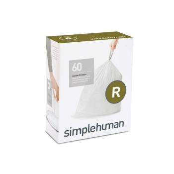 simplehuman CW0253 R-típusú szemetes zsák újratöltő csomag (60 db) kép