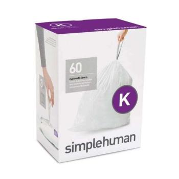 simplehuman CW0260 K-típusú egyedi méretezésű szemetes zsák újrat... kép