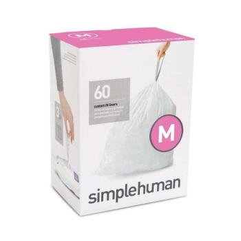 simplehuman CW0261 M-típusú egyedi méretezésű szemetes zsák újrat... kép