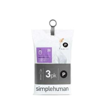 simplehuman CW0263 P-típusú egyedi méretezésű szemetes zsák újrat... kép