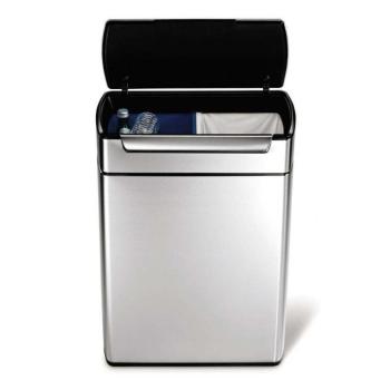 simplehuman CW2018 recycler 48 literes, érintős nyitású, ujjlenyo... kép