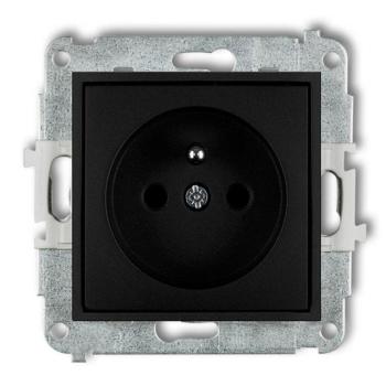 Single socket Z / U  MATT FEKETE 12MGP-1ZP mini kép