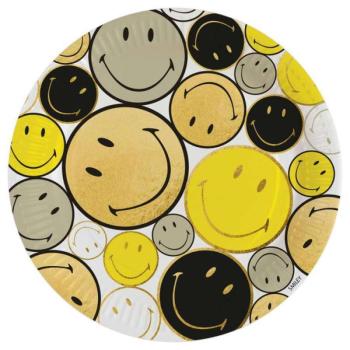 Smiley Originals papírtányér 8 db-os 23 cm kép