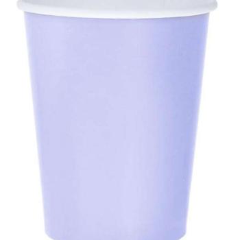 Solid Lavender, Lila papír pohár 14 db-os 270 ml kép