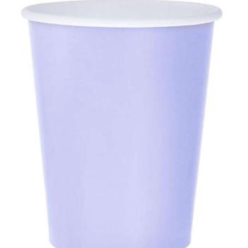 Solid Lavender lila papír pohár 14 db-os 270ml kép