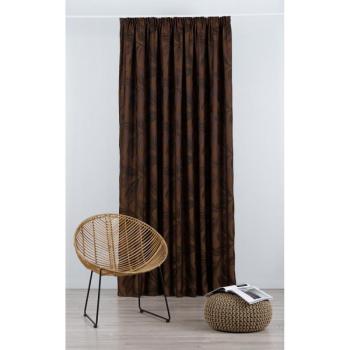 Sötétbarna függöny 210x245 cm Nydia – Mendola Fabrics kép