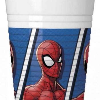 Spiderman Crime Fighter, Pókember műanyag pohár 8 db-os 200 ml kép