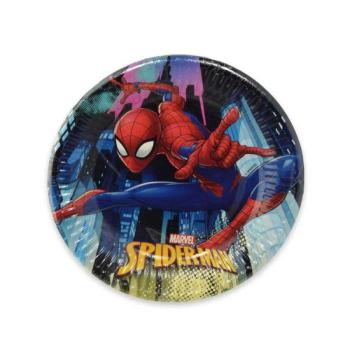 Spiderman, Pókember papírtányér 8 db-os 19,5 cm kép