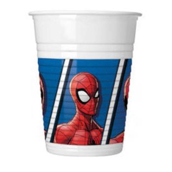 Spiderman Team Up, Pókember műanyag pohár 8 db-os 200 ml kép