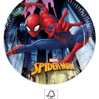 Spiderman Team Up, Pókember papírtányér 8 db-os 19,5 cm FSC kép