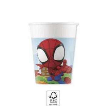 Spidey, Pókember papír pohár 8 db-os 200 ml FSC kép