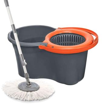 Spin Mop Eco forgófejes Felmosó szett 14l - szürke-narancs kép