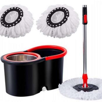 Spin Mop forgófejes Felmosó szett - fekete kép