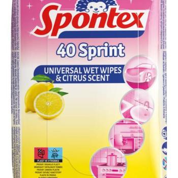 SPONTEX Sprint nedves törlőkendő 40 db kép