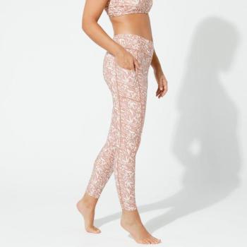 Sportleggings magas derékkal és zsebekkel kép