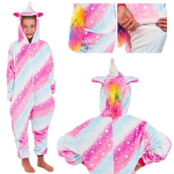 Springos Kigurumi pizsama - rózsaszín-kék kép