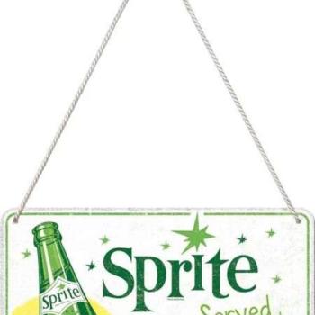 Sprite – Served Here – Fémtábla kép