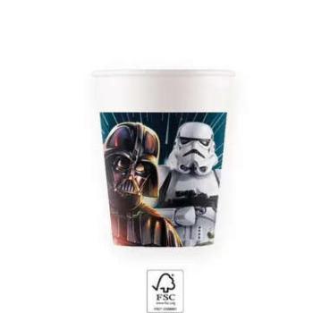 Star Wars Galaxy papír pohár 8 db-os 200 ml FSC kép