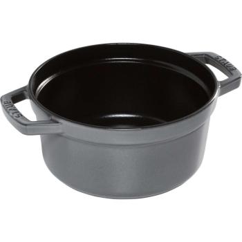 Staub La Cocotte 20cm Sütőedény kerek - Szürke kép