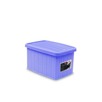 Stefanplast Rattan Tároló doboz  5,5L 16x29x19cm Elegance S Levendula kép