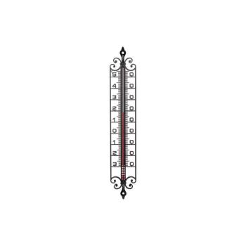 STIL Kültéri Hőmérő kovácsoltvas utánzat 41x6,8x1,0cm -30+55°C +/-1°C kép