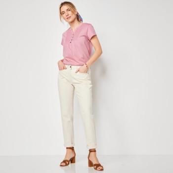 Stretch nadrág mom twill kép