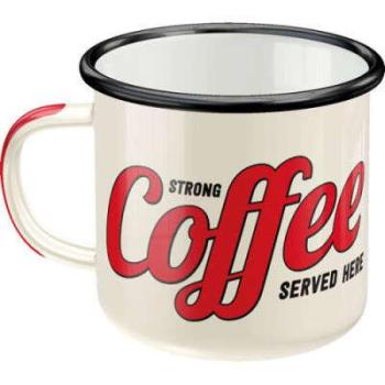 Strong Coffee Fém Bögre kép