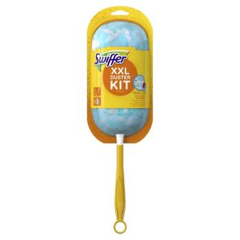 Swiffer XXL Trap &amp; Lock Padló Portalanító Készlet 1db nyél + 2db... kép