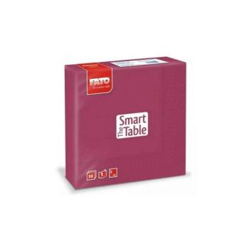 Szalvéta 2 rétegű 33 x 33 cm 50 lap/cs Fato Smart Table bordó_82621800 kép