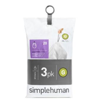 Szemeteszsák 60 db 30 l G - simplehuman kép