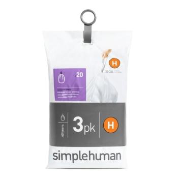 Szemeteszsák 60 db 35 l H - simplehuman kép