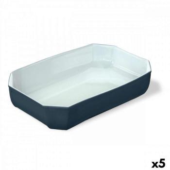 Szervírozótányér Pyrex Color&amp;- 039;s Négyszögletes Szürke Üveg 33... kép