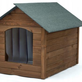 Szigetelt kennel kutyamérethez. XL - 113 cm x 90 cm x 89 cm Walnut kép