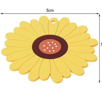 Szilikon csúszásgátlós alátét , napraforgó kép