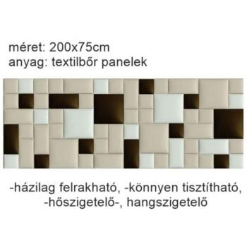 Szintetikus bőr falvédő-97 V-17 faldekoráció (200x75 cm) kép